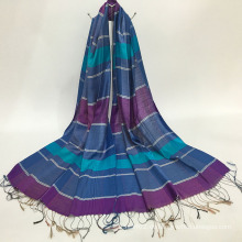 2016 neuer Art-Streifen-langer Schal für Frauen